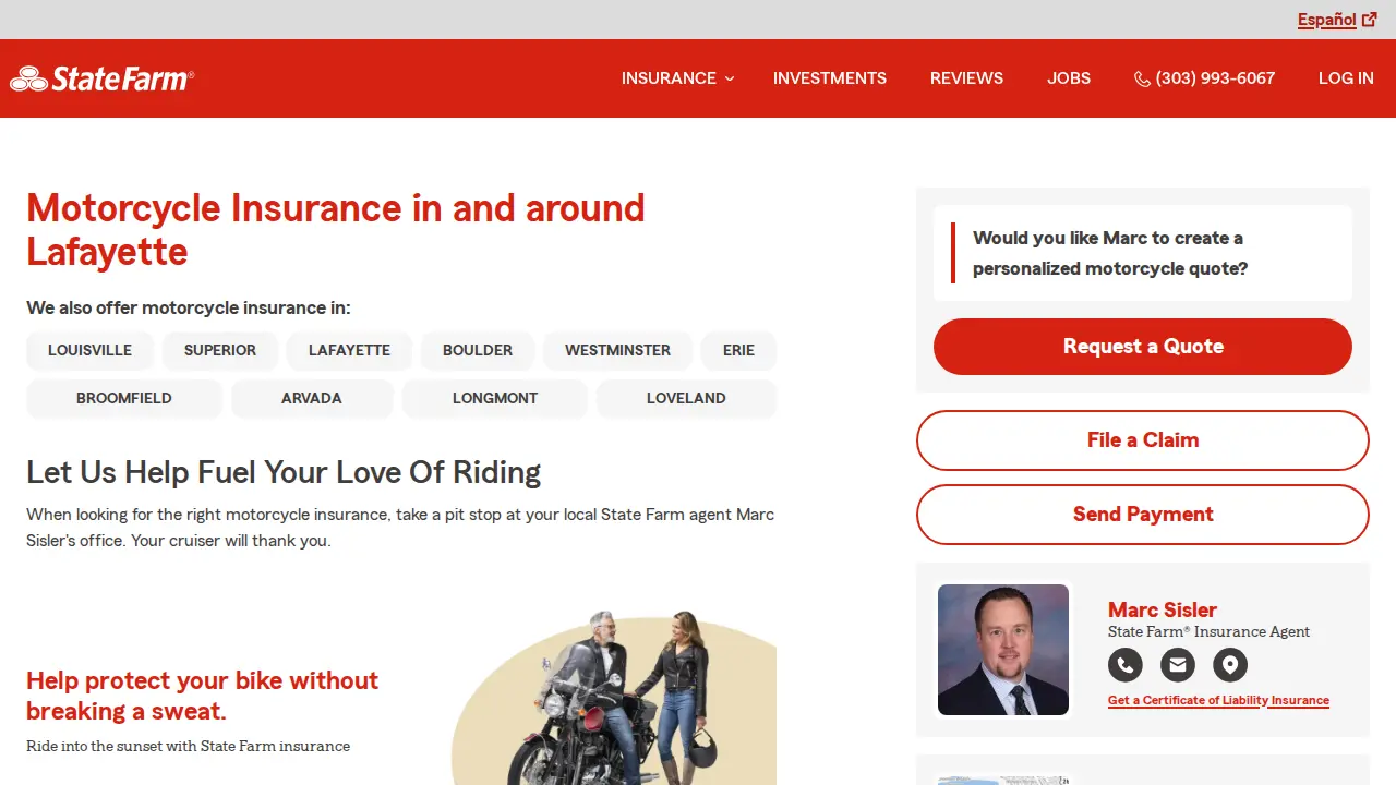 Marc Sisler - State Farm Insurance Agent page