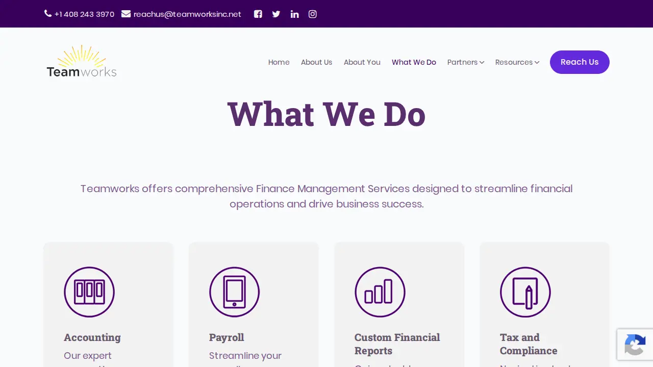 Teamworks, Inc. page