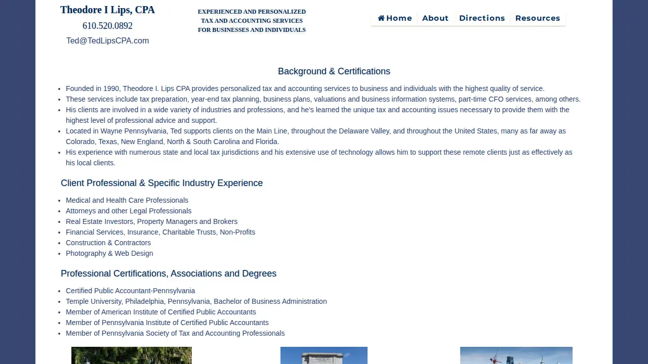 Lips Theodore I CPA page