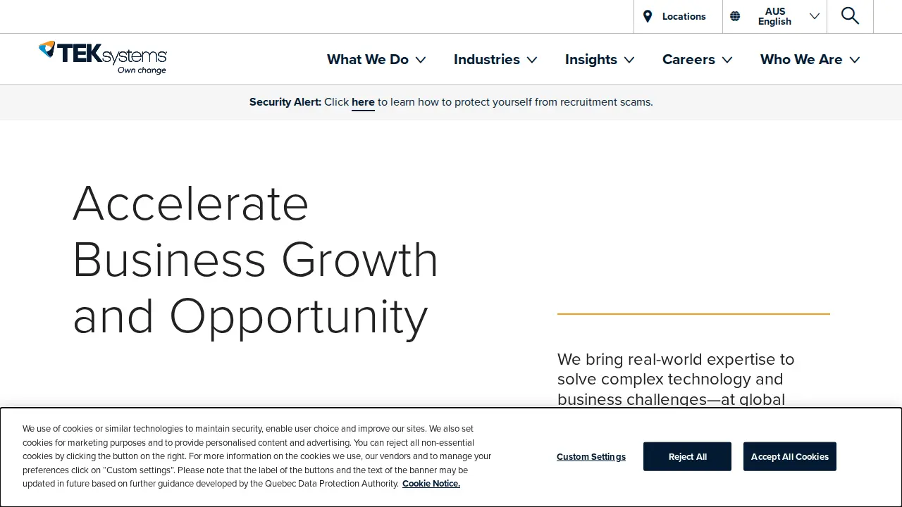 TEKsystems page