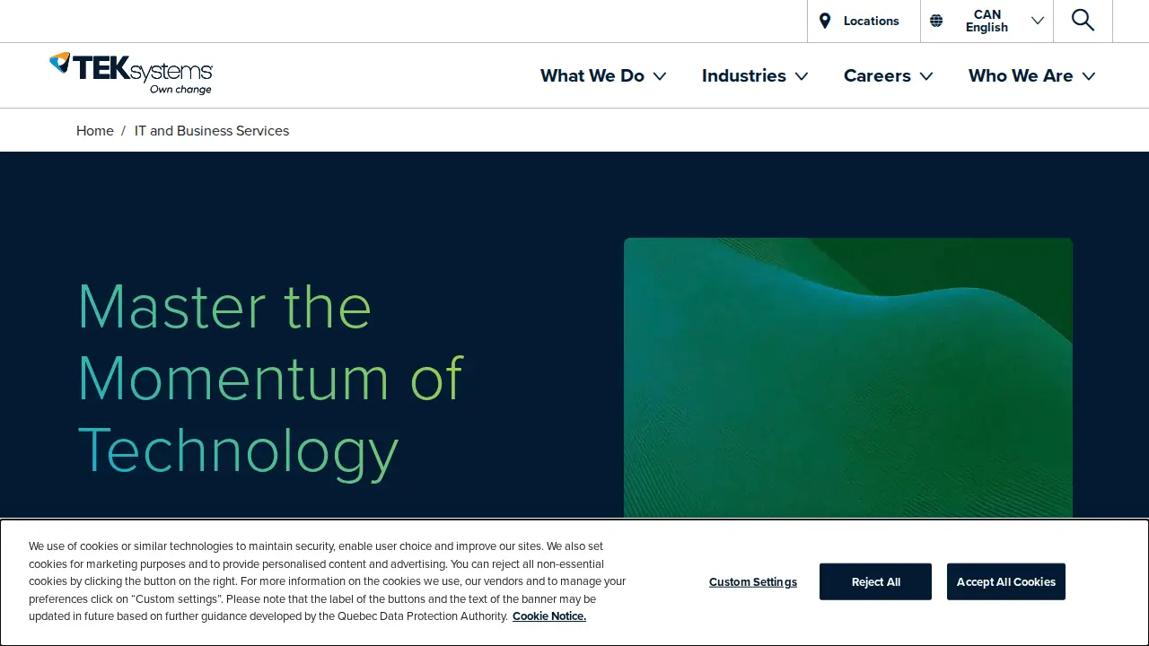 TEKsystems page