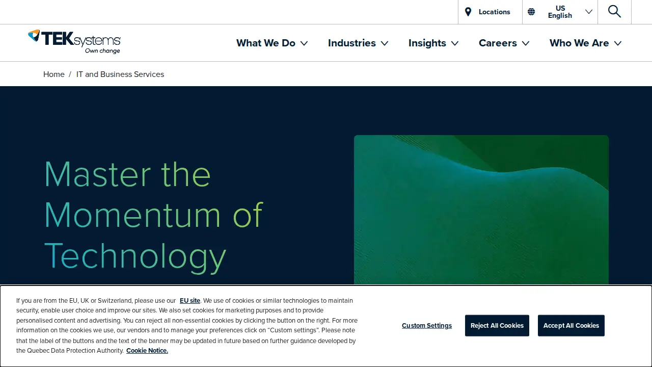 TEKsystems website