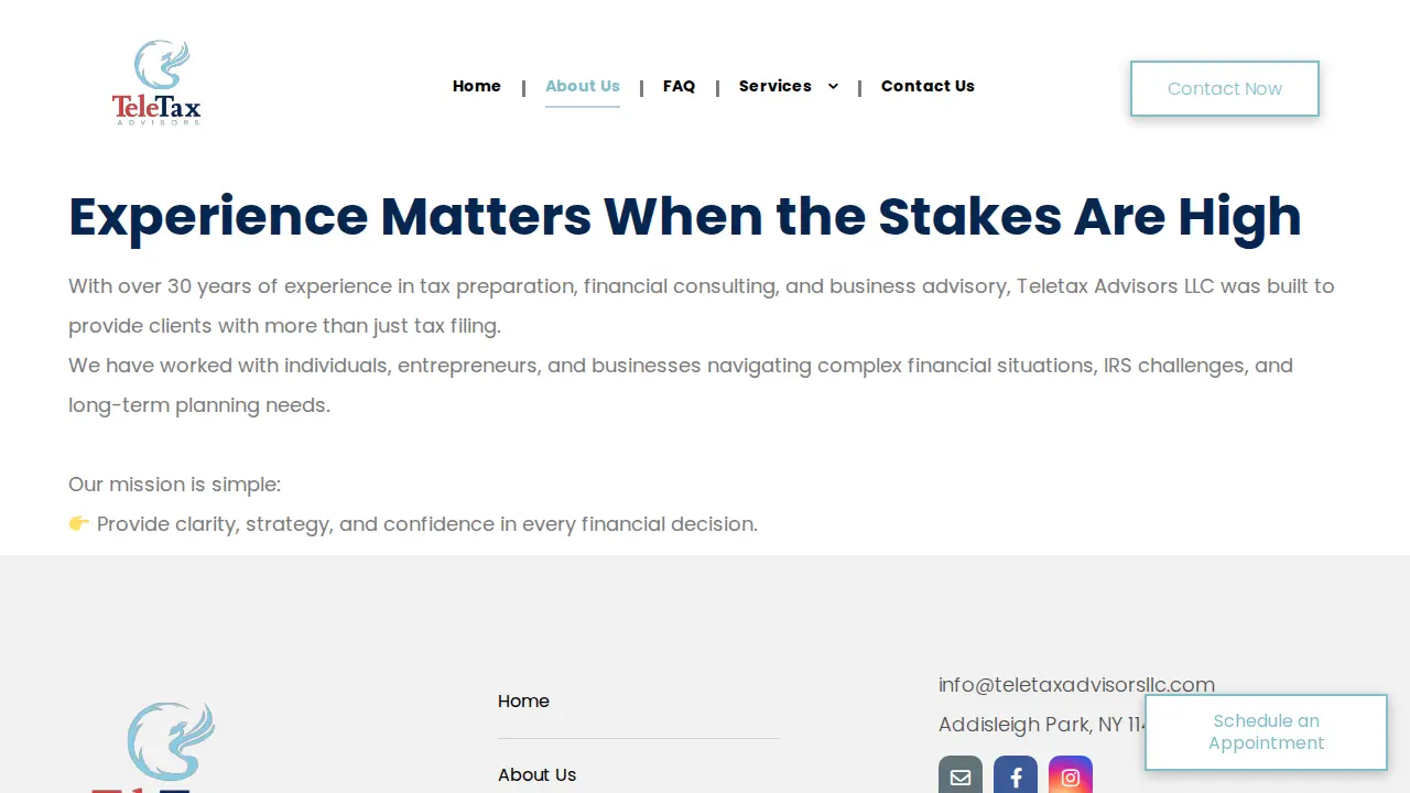 TeleTax Advisors LLC page