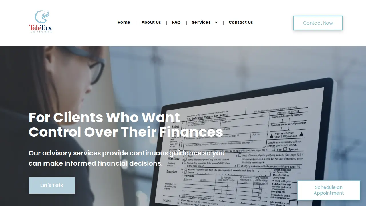 TeleTax Advisors LLC page