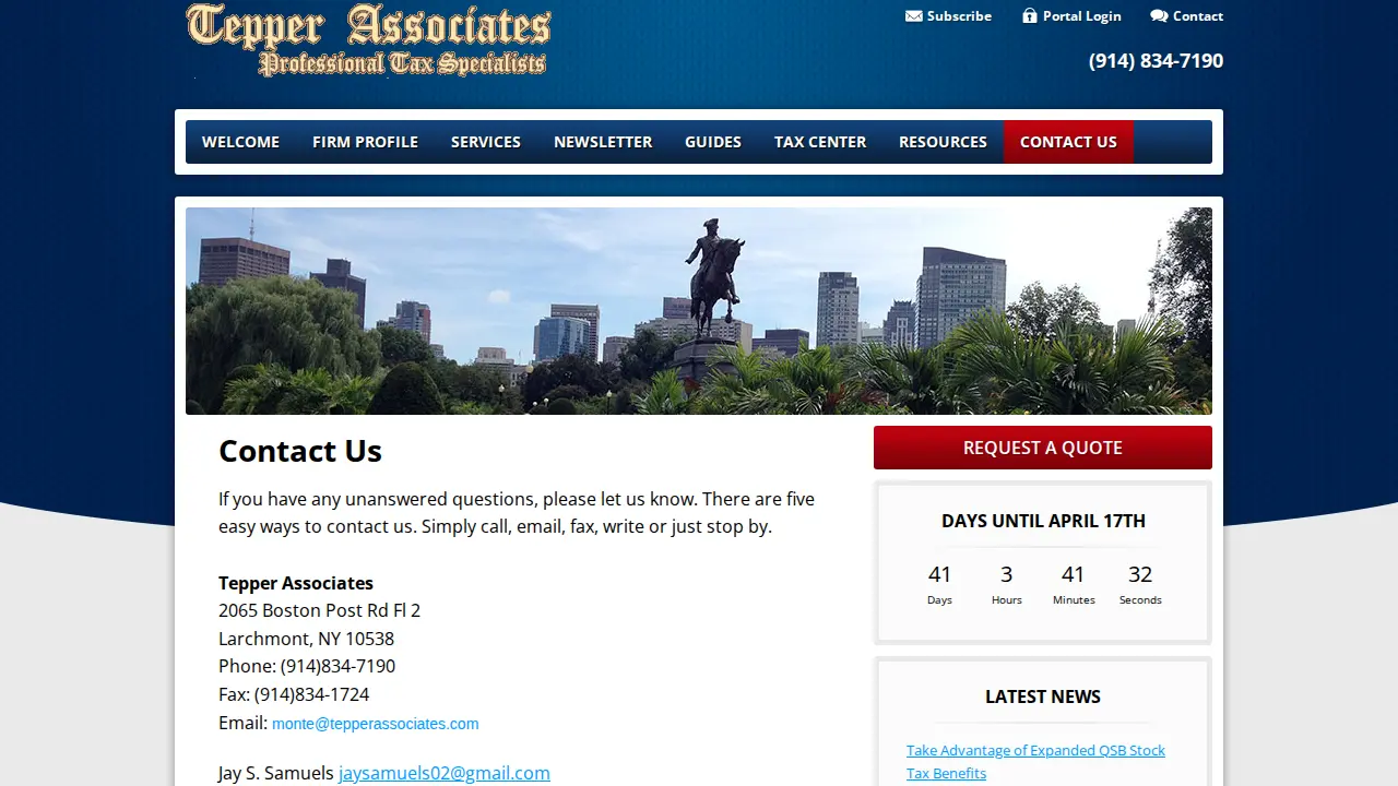 Tepper Tax Associates Inc page