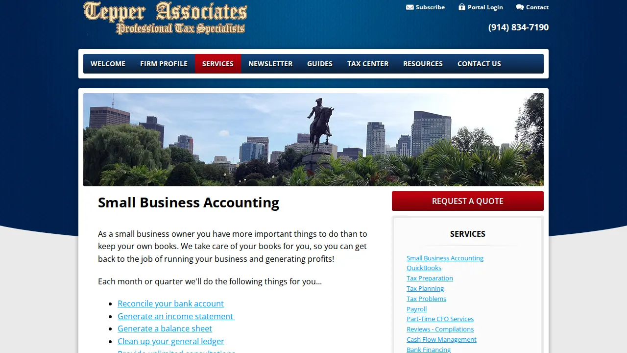 Tepper Tax Associates Inc page