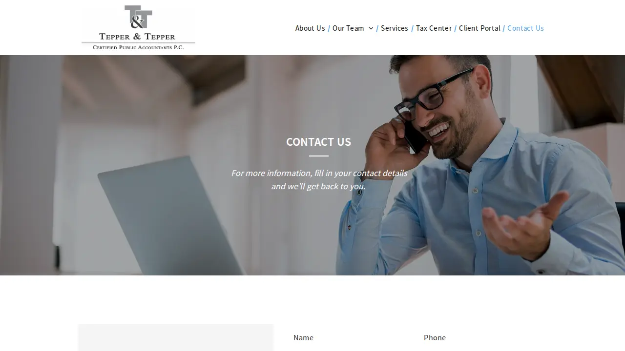 Tepper & Tepper, CPAs P.C. page