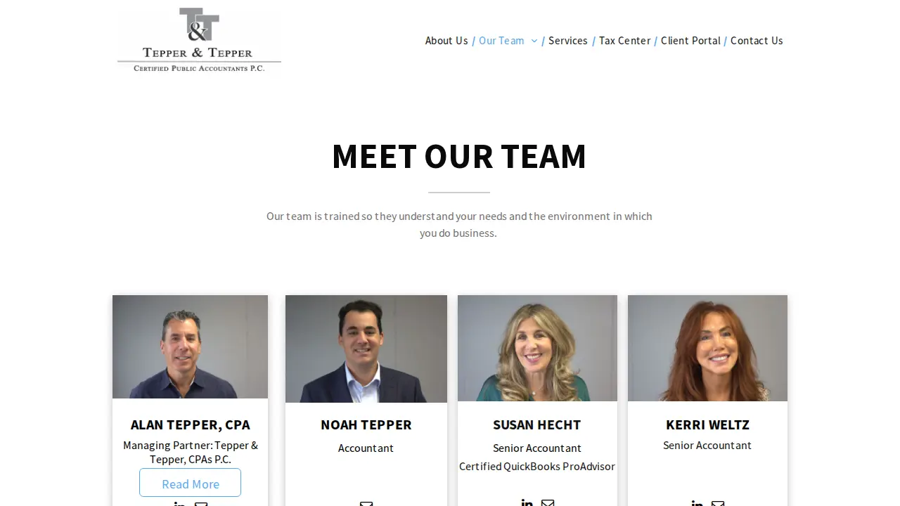 Tepper & Tepper, CPAs P.C. page
