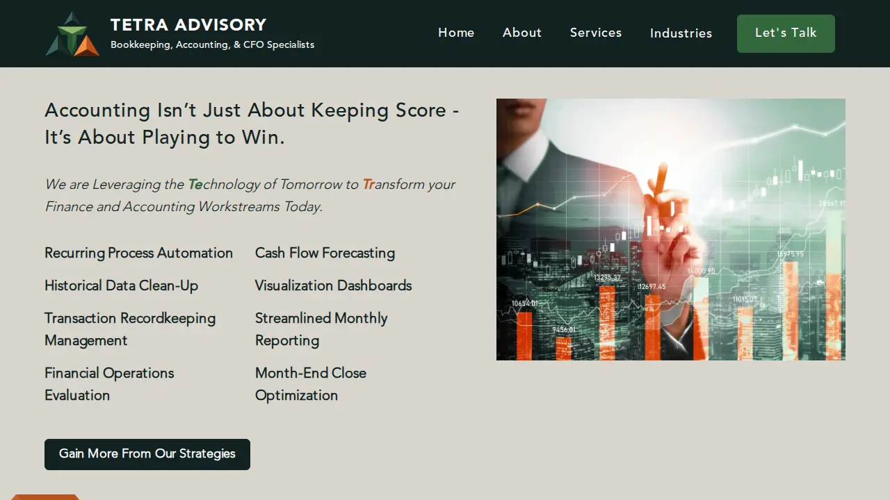 Tetra Accounting & Advisory website