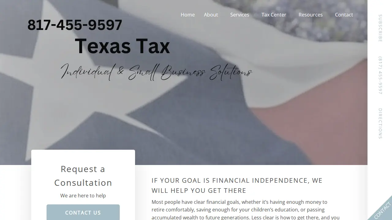 Texas Tax and Accounting LLC page