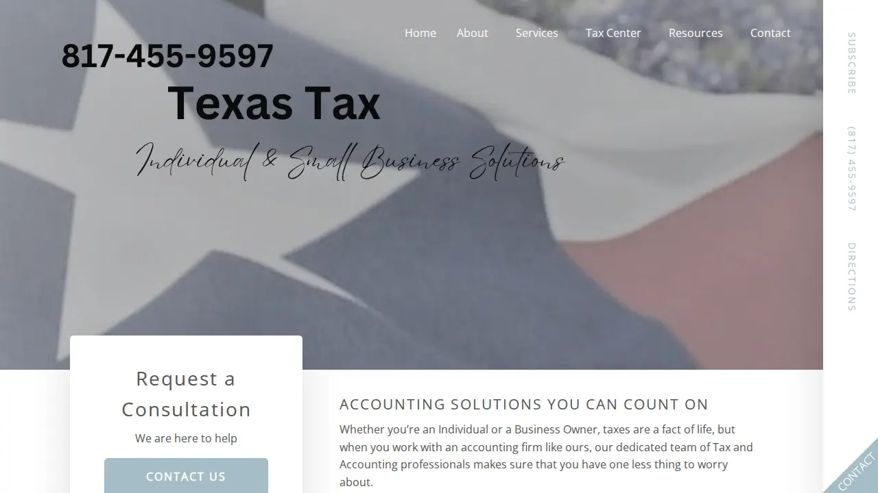 Texas Tax and Accounting LLC page