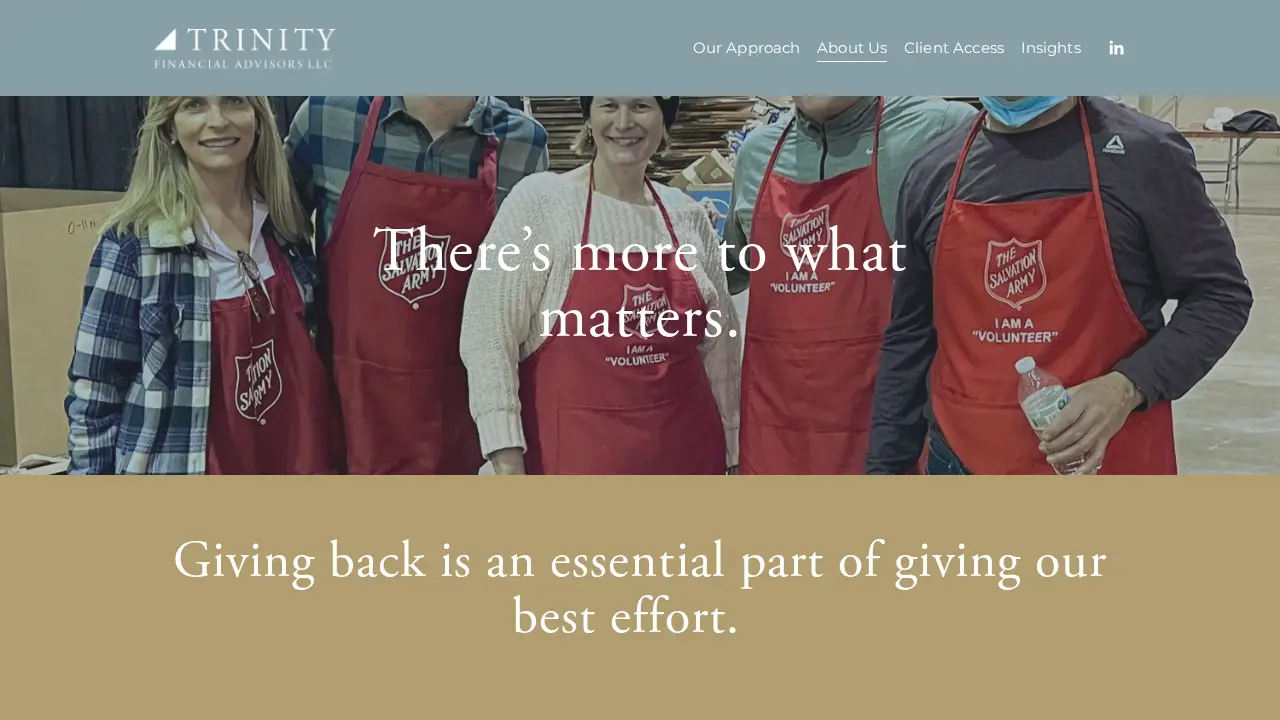 Trinity Financial Advisors LLC page