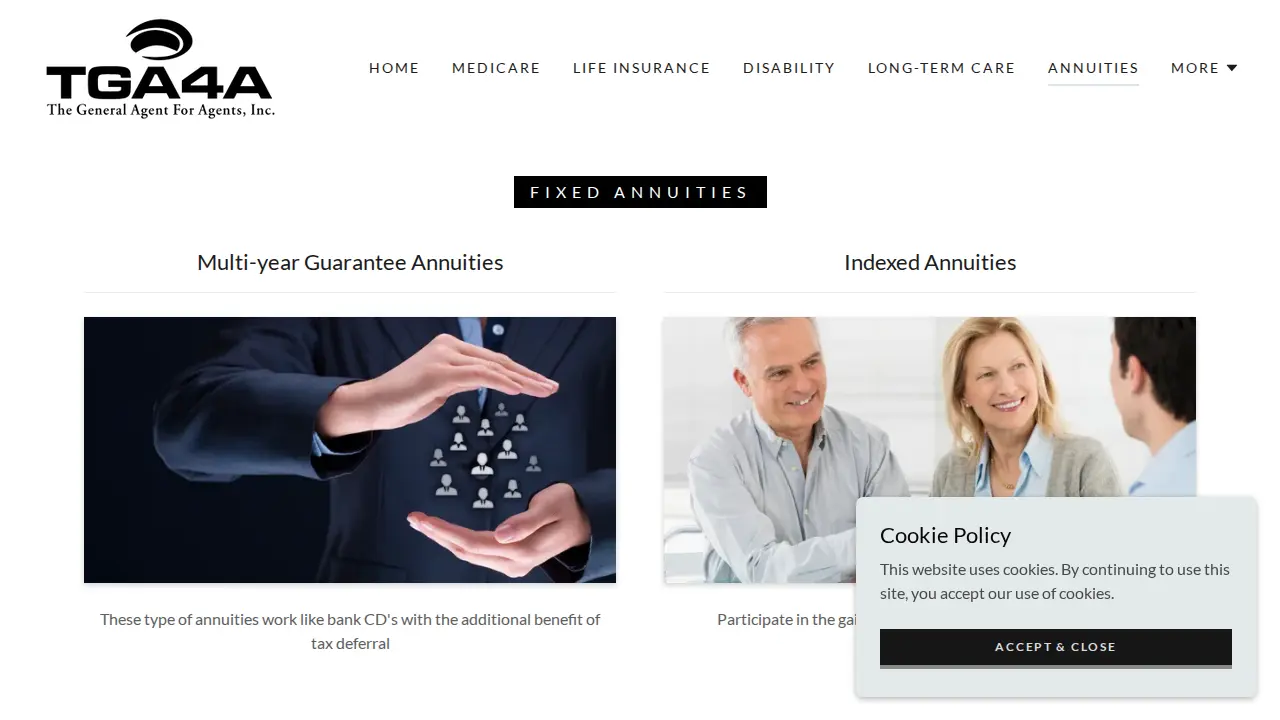 The General Agent for Agents, Inc page