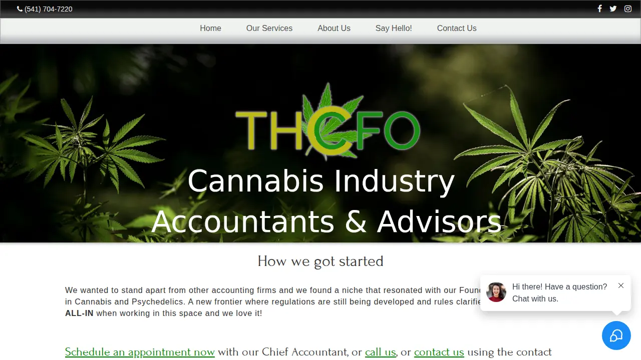 Thcfo Accounting page