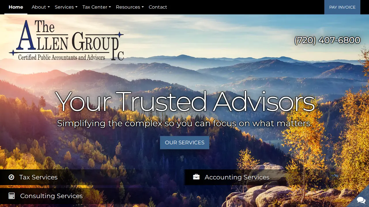The Allen Group, PC page