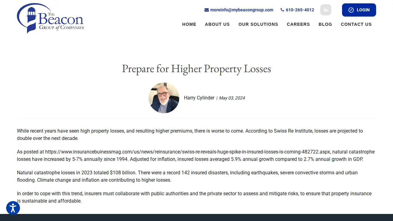 The Beacon Group of Companies page