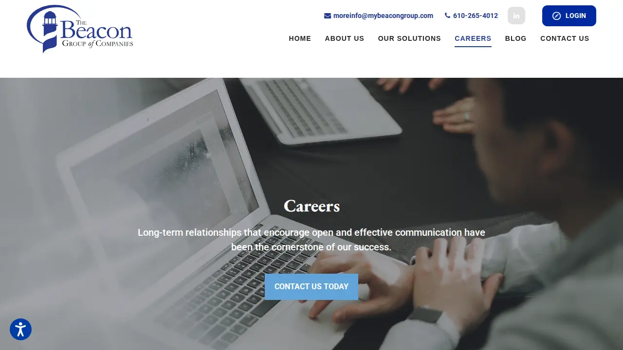 The Beacon Group of Companies page