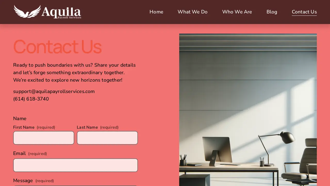 The Benefit Pros page
