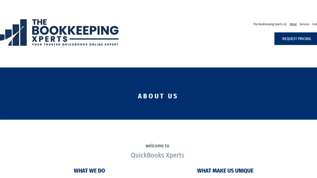 The Bookkeeping Xperts page