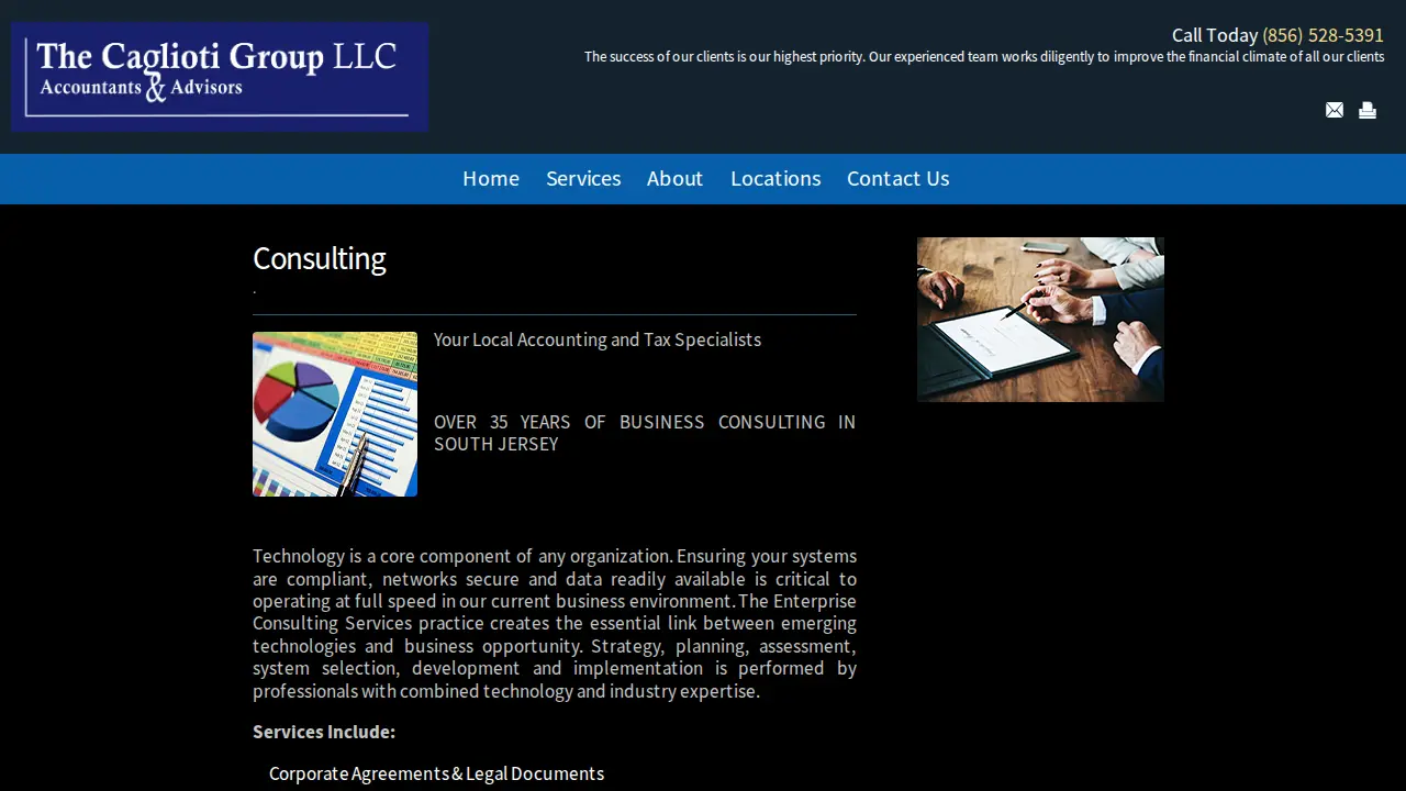 The Caglioti Group, LLC page