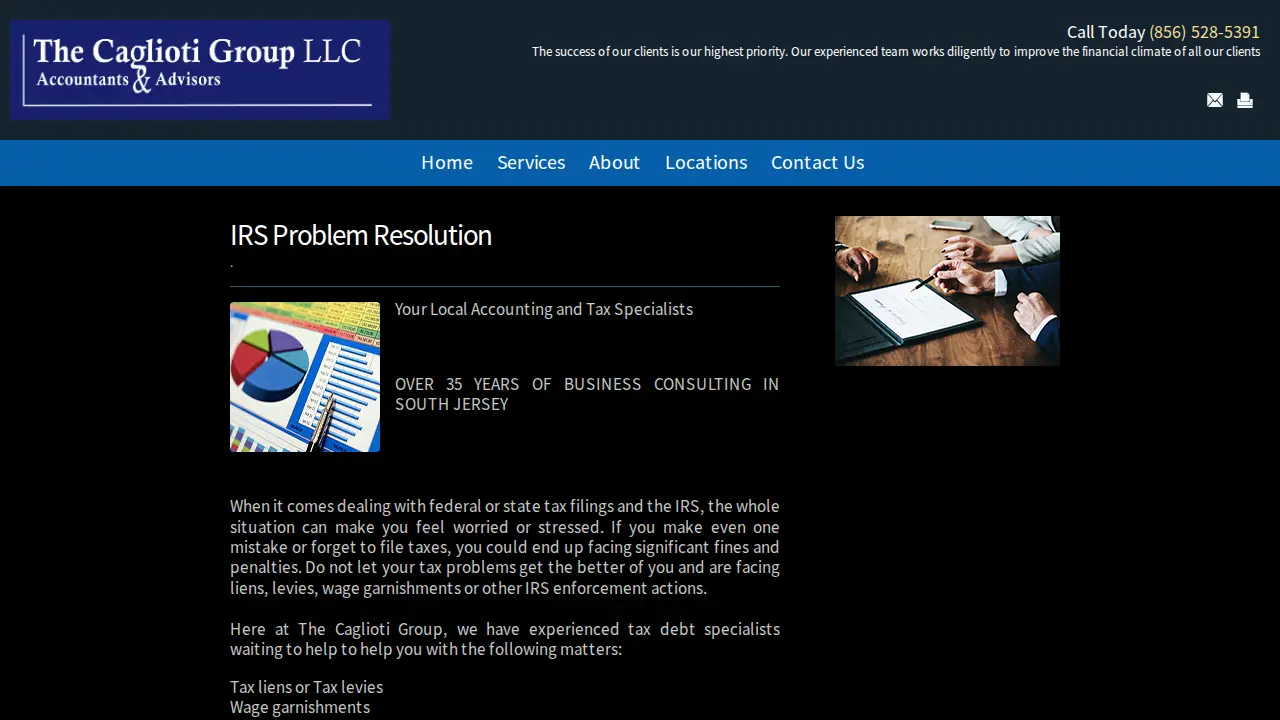 The Caglioti Group, LLC page