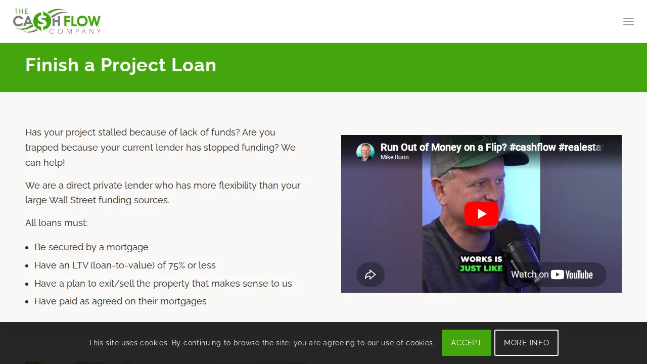 The Cash Flow Company page