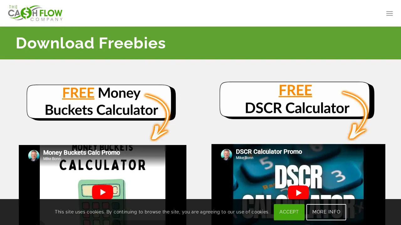 The Cash Flow Company page