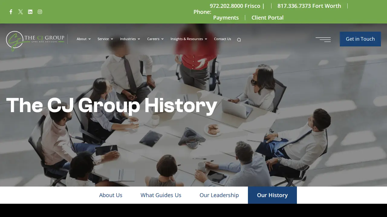 The CJ Group (formerly Gandy, Calverley & Co) page