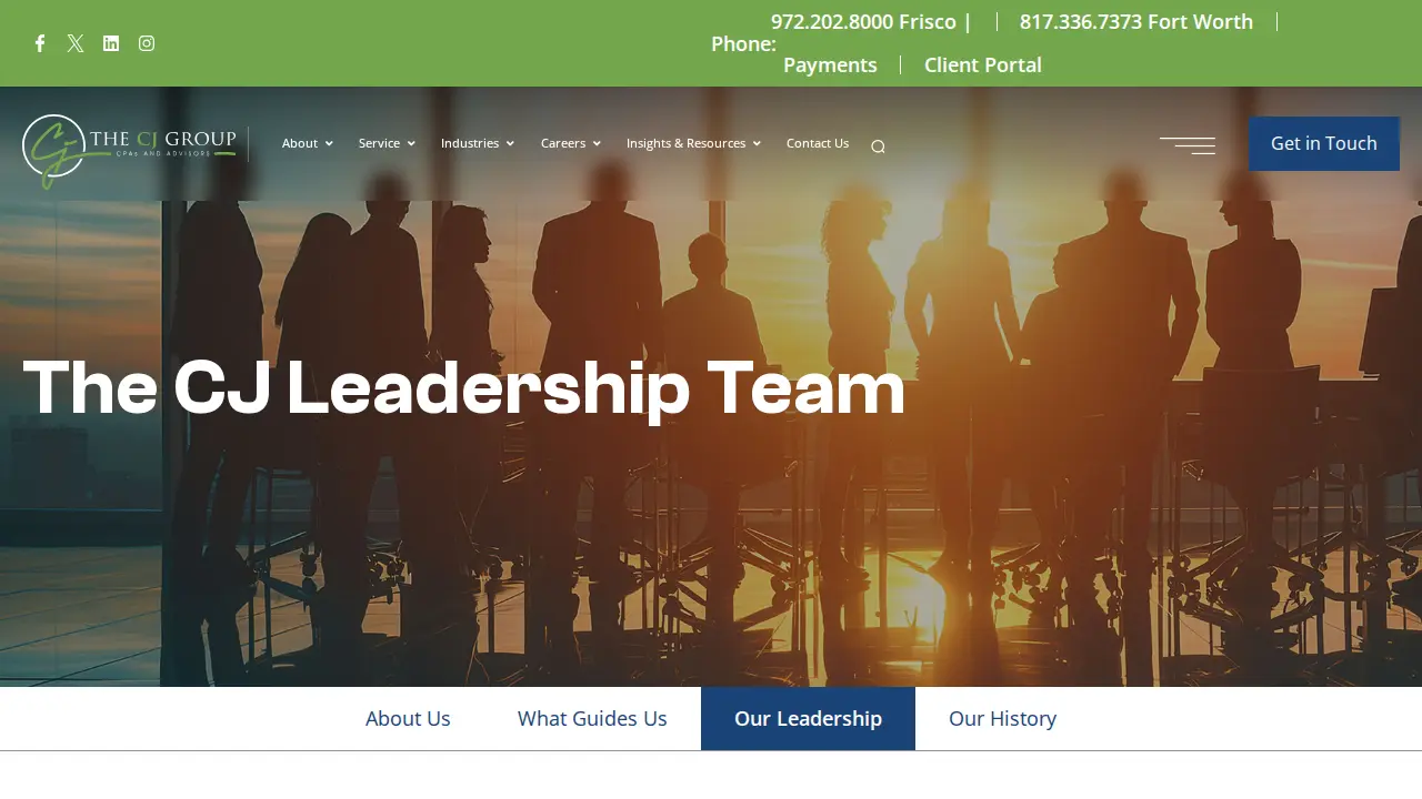 The CJ Group (formerly Gandy, Calverley & Co) page