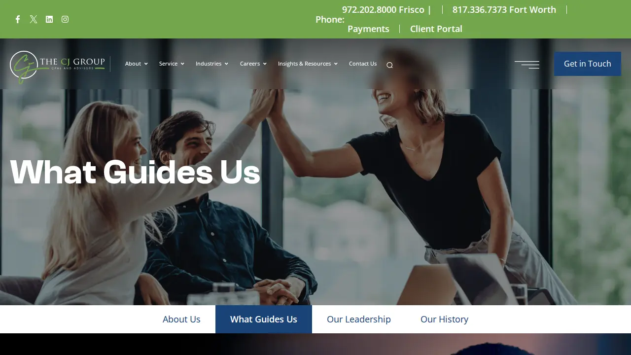 The CJ Group (formerly Gandy, Calverley & Co) page