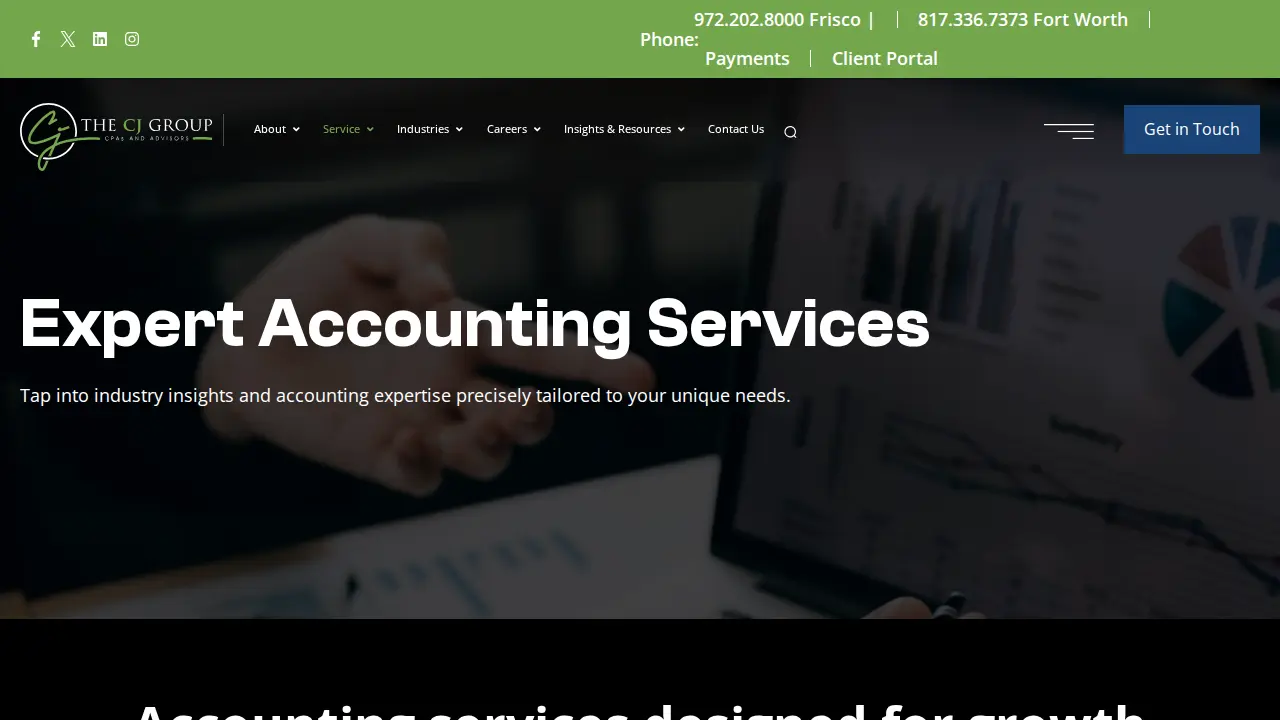 The CJ Group (formerly Gandy, Calverley & Co) page