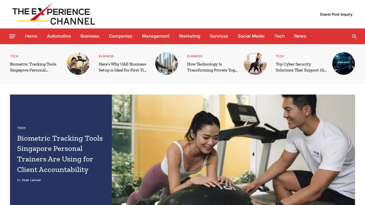 The Experience Channel Distribution Center website