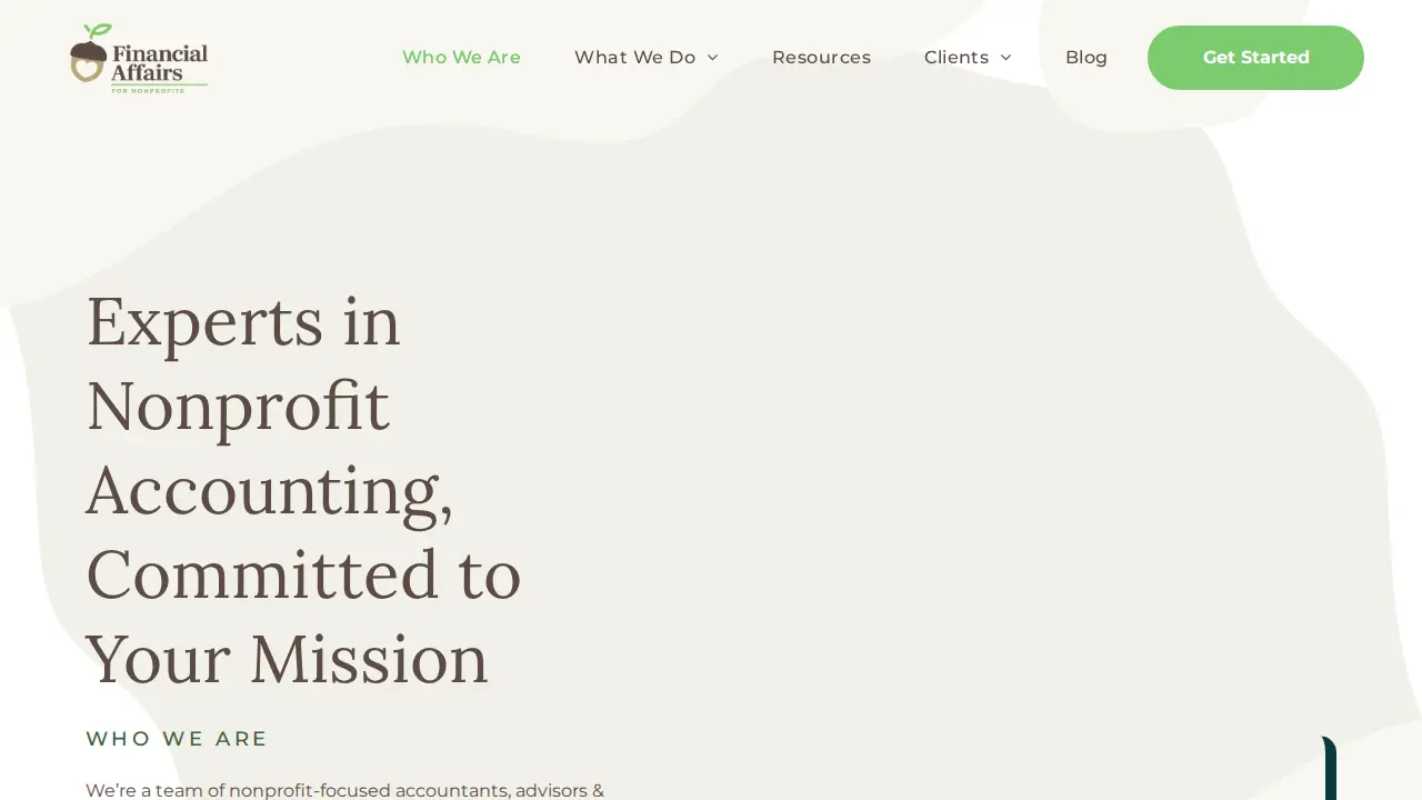 The Financial Affairs LLC page