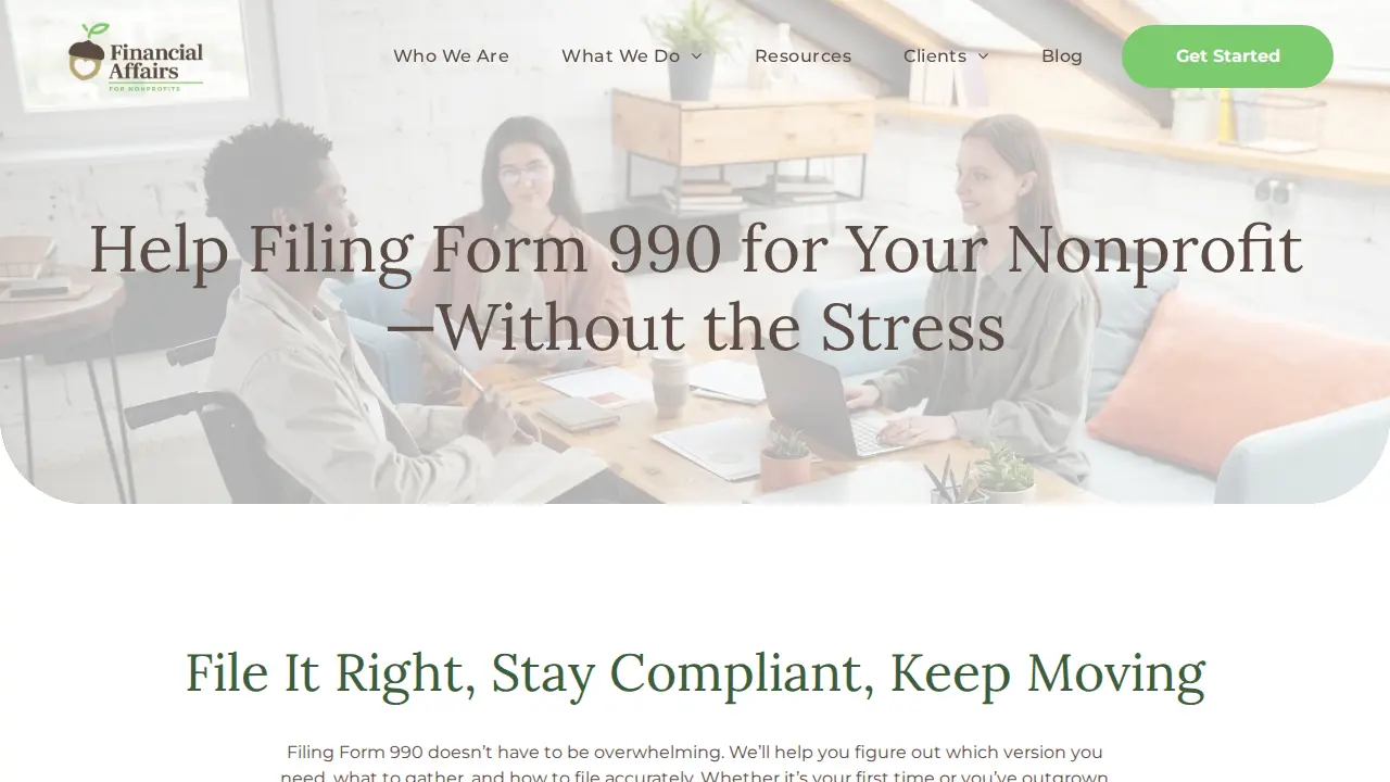 The Financial Affairs LLC page