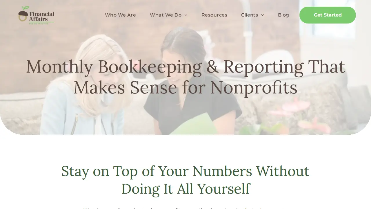 The Financial Affairs LLC page