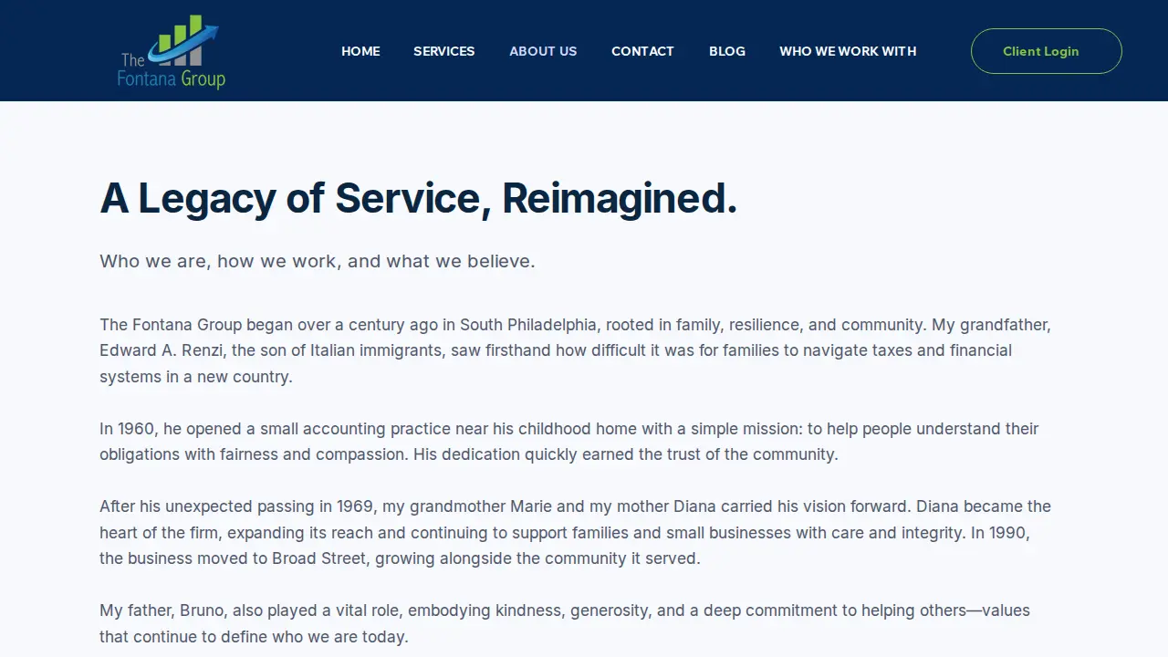 The Fontana Group page