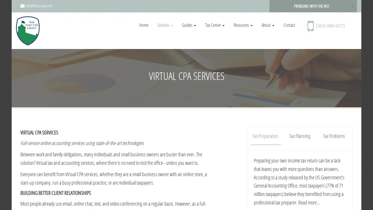 The Fort CPA Group page