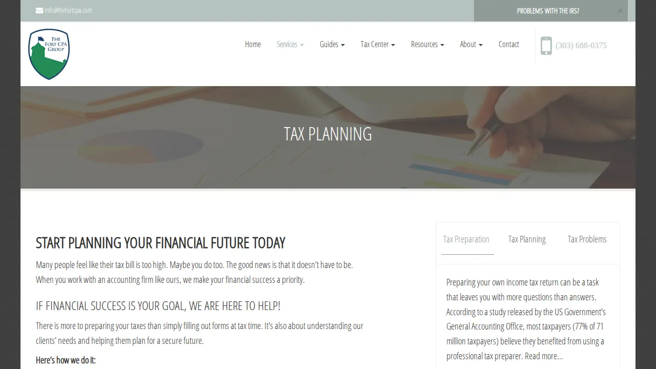 The Fort CPA Group page