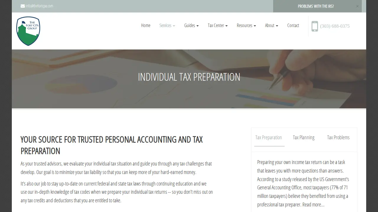 The Fort CPA Group page