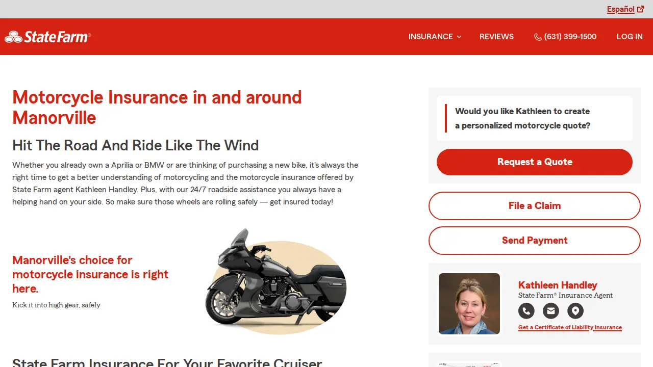Kathleen Handley - State Farm Insurance Agent page
