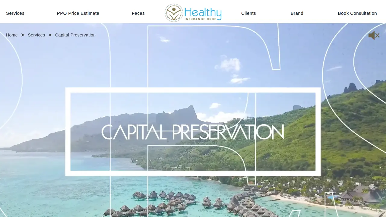 Healthy Insurance Dude page