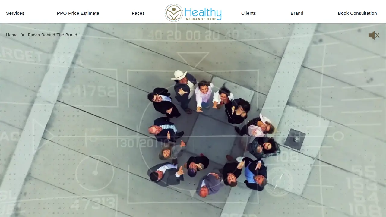 Healthy Insurance Dude page