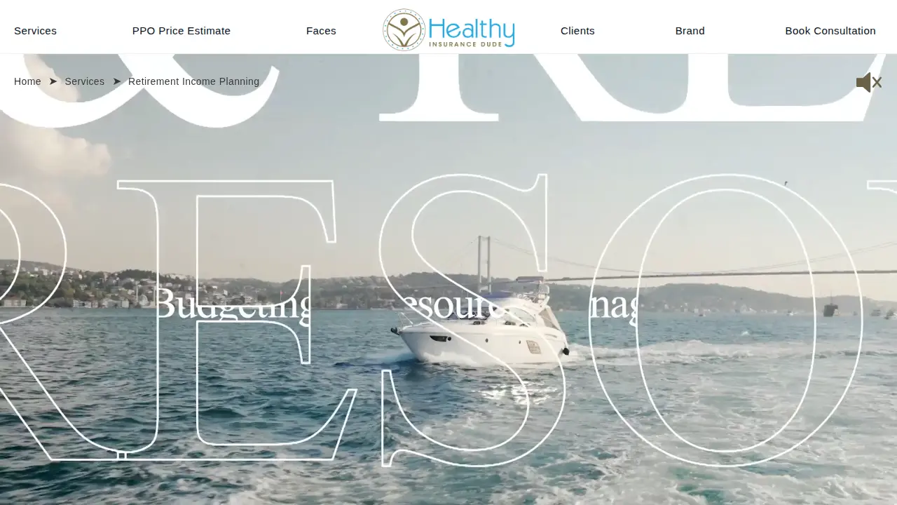 Healthy Insurance Dude page