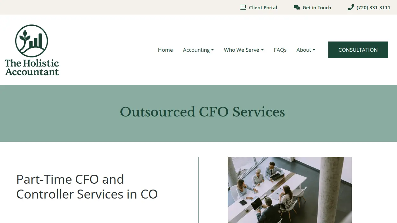 The Holistic Accountant page