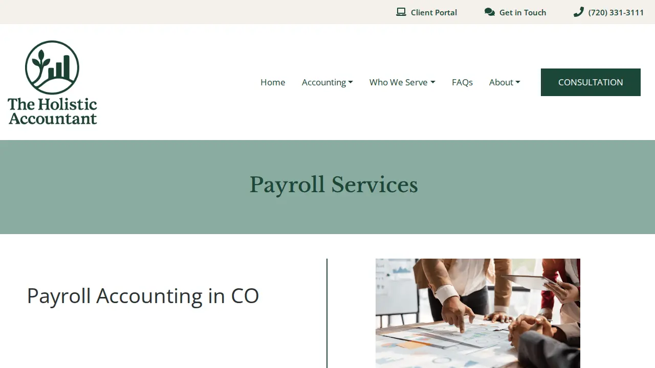 The Holistic Accountant page