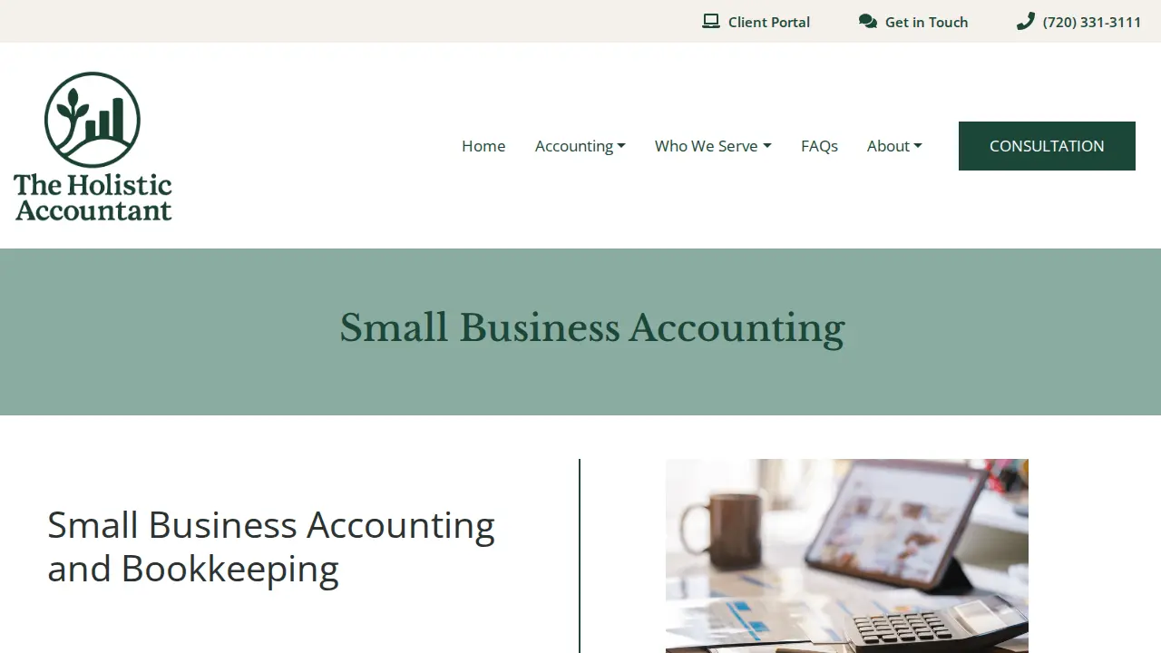 The Holistic Accountant page