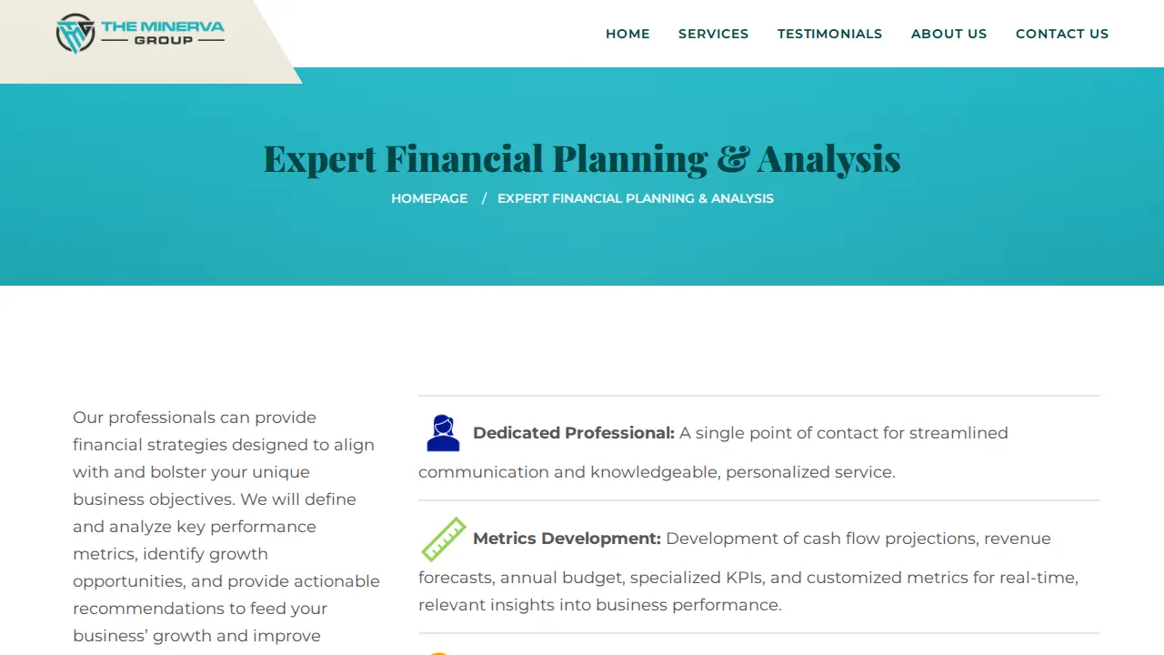 Minerva Group page