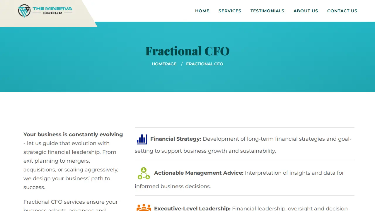 Minerva Group page