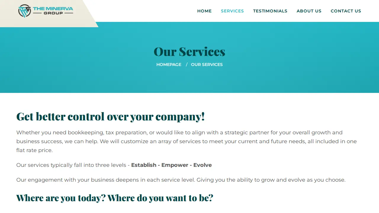 Minerva Group page
