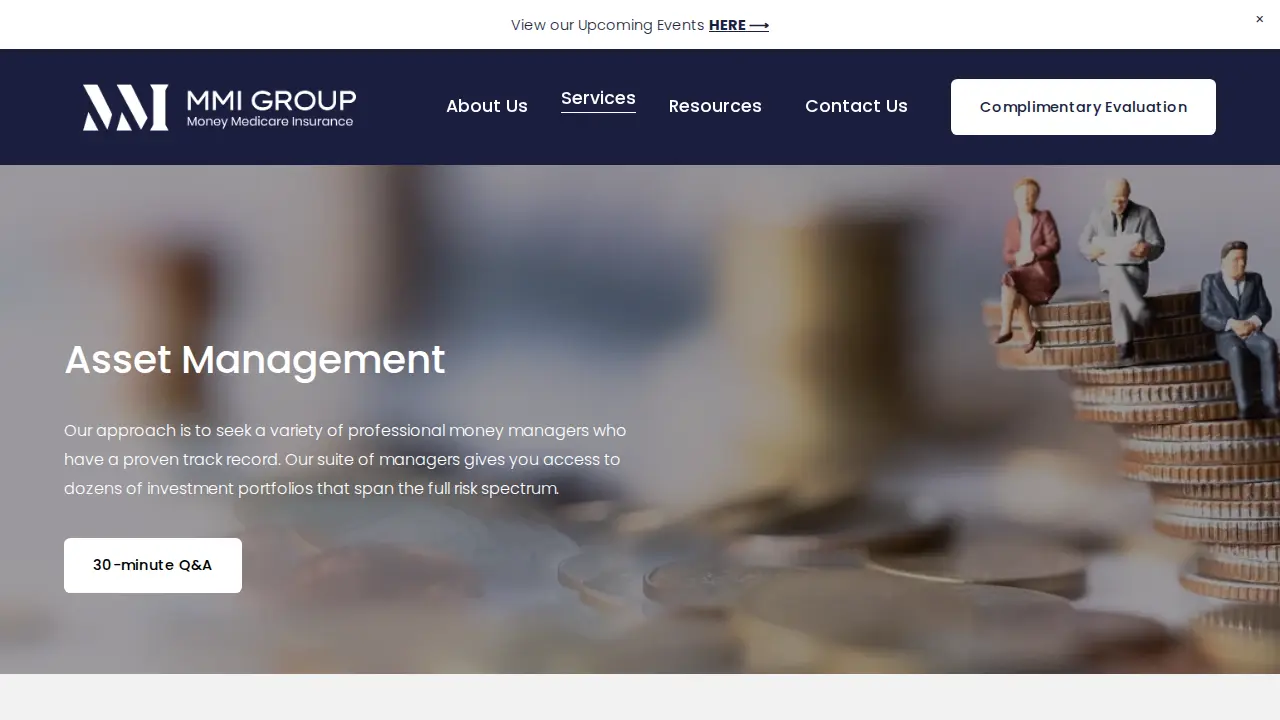The MMI Group page